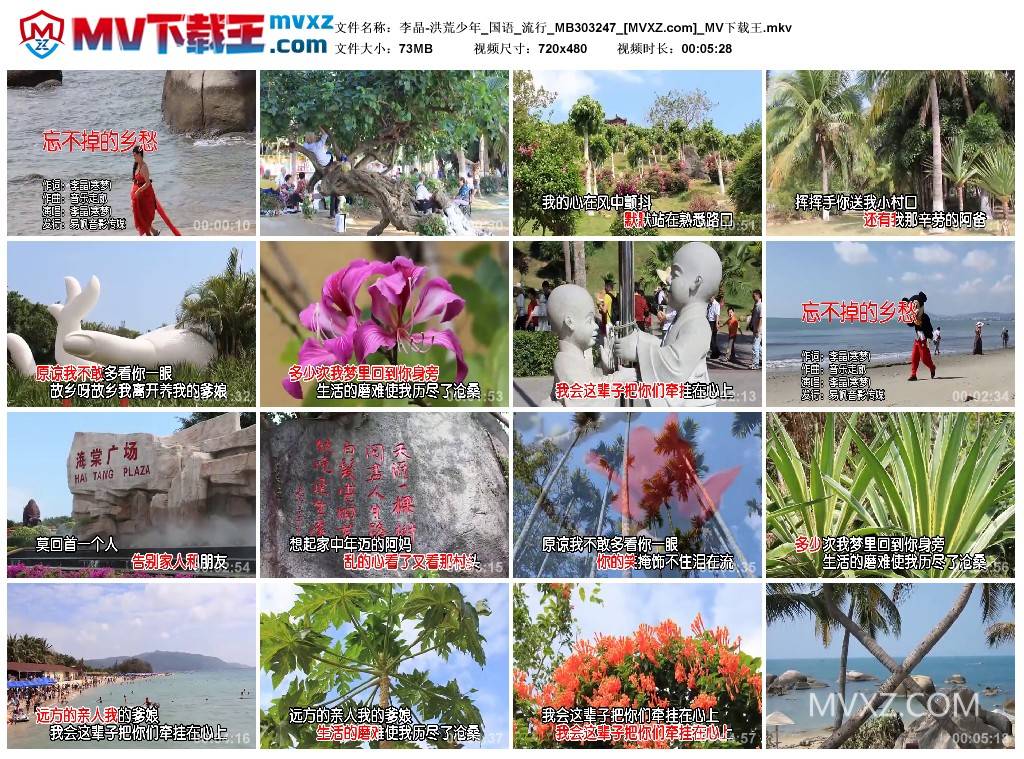 李晶-洪荒少年_国语_流行_MB303247